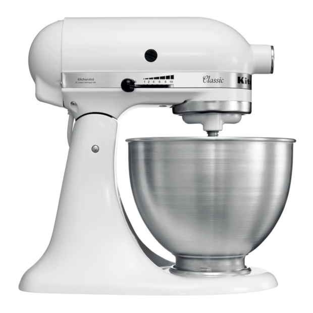 Планетарний міксер KitchenAid 5K45SSEWH 0